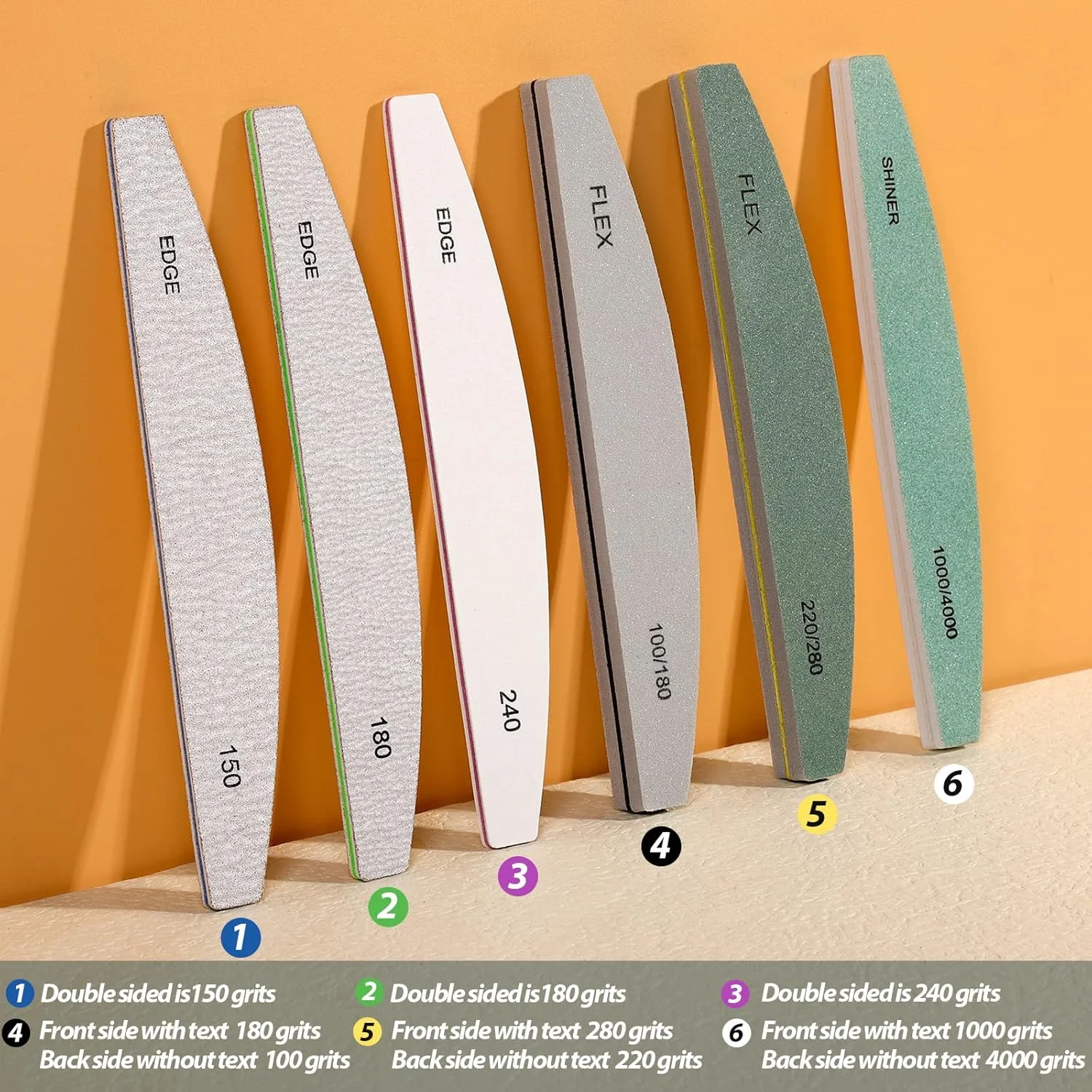 مجموعه سوهان و بافر ناخن Teenitor، سوهان ناخن، مجموعه بافر ناخن برای سوهان زدن، شکل دادن، صاف کردن، بافر و درخشان کردن ناخن ها، هلالی مجموعه سوهان و بافر ناخن Teenitor، سوهان ناخن، مجموعه بافر ناخن برای سوهان زدن، شکل دادن، صاف کردن، بافر و درخشان کردن ناخن ها، هلالی