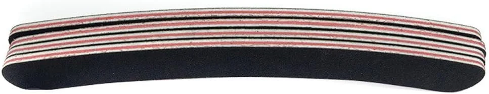 تاپ ول 10 عدد سوهان ناخن منحنی حرفه ای قابل شستشو، ابزار مانیکور و پدیکور با انتهای گرد، سمباده دو طرفه 100/180 گریت، سوهان پولیش و سمباده برای مراقبت از ناخن