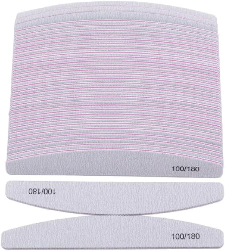 سوهان ناخن حرفه ای Yimart، درجه زبری 100/180، دو طرفه، خاکستری، قابل شستشو، ست 10 عددی سوهان ناخن، بافر و پولیش ناخن (B) سوهان ناخن حرفه ای Yimart، درجه زبری 100/180، دو طرفه، خاکستری، قابل شستشو، ست 10 عددی سوهان ناخن، بافر و پولیش ناخن (B)