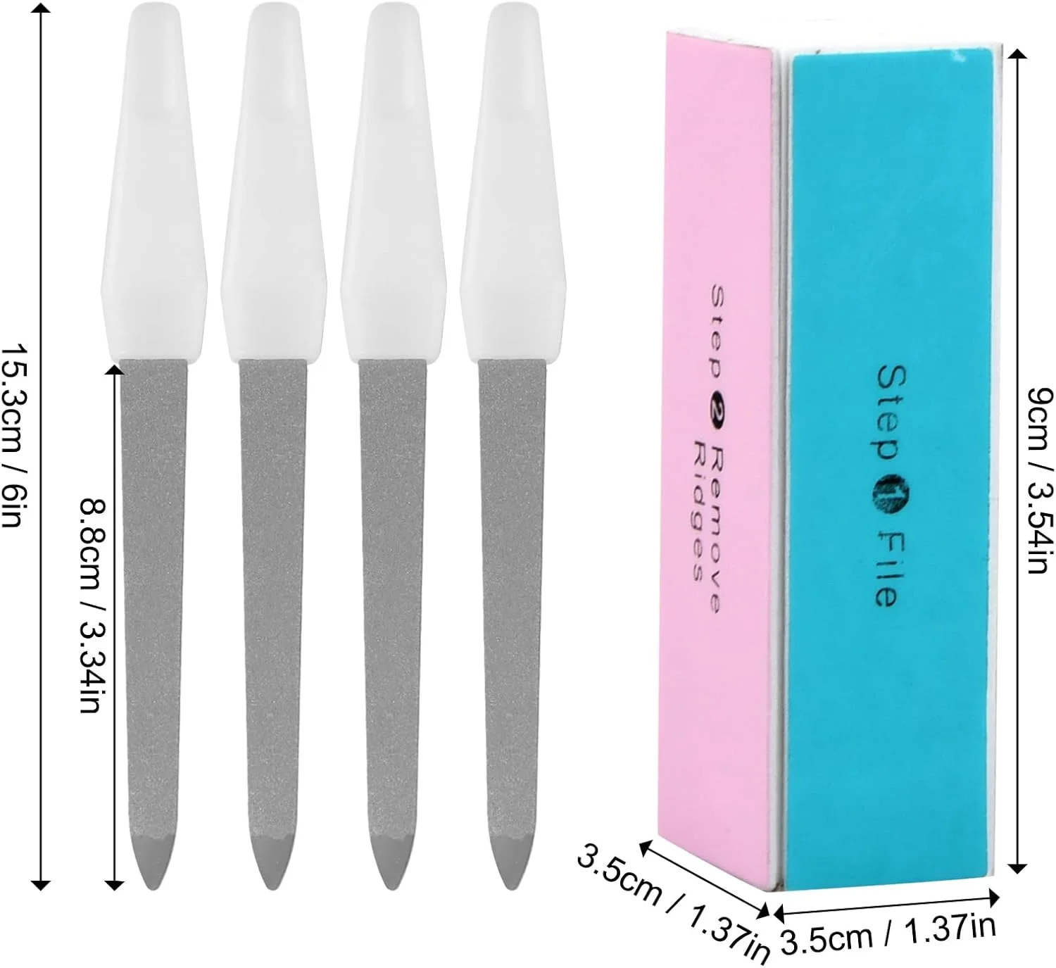 ست 4 عددی سوهان ناخن فلزی YILANJIN، تخته سمباده برای ناخن، سوهان و بافر ناخن حرفه ای، بلاک بافر 4 طرفه، ابزار جانبی سوهان کشی ناخن برای استفاده در مانیکور ست 4 عددی سوهان ناخن فلزی YILANJIN، تخته سمباده برای ناخن، سوهان و بافر ناخن حرفه ای، بلاک بافر 4 طرفه، ابزار جانبی سوهان کشی ناخن برای استفاده در مانیکور
