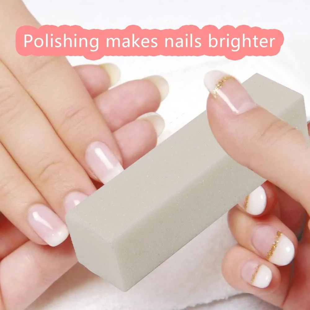 بسته 10 عددی بافر ناخن ZXAZX، سوهان اسفنجی پولیش ناخن، سوهان پولیش ناخن، مناسب برای هنر ناخن و مانیکور اسفنجی حرفه ای در منزل