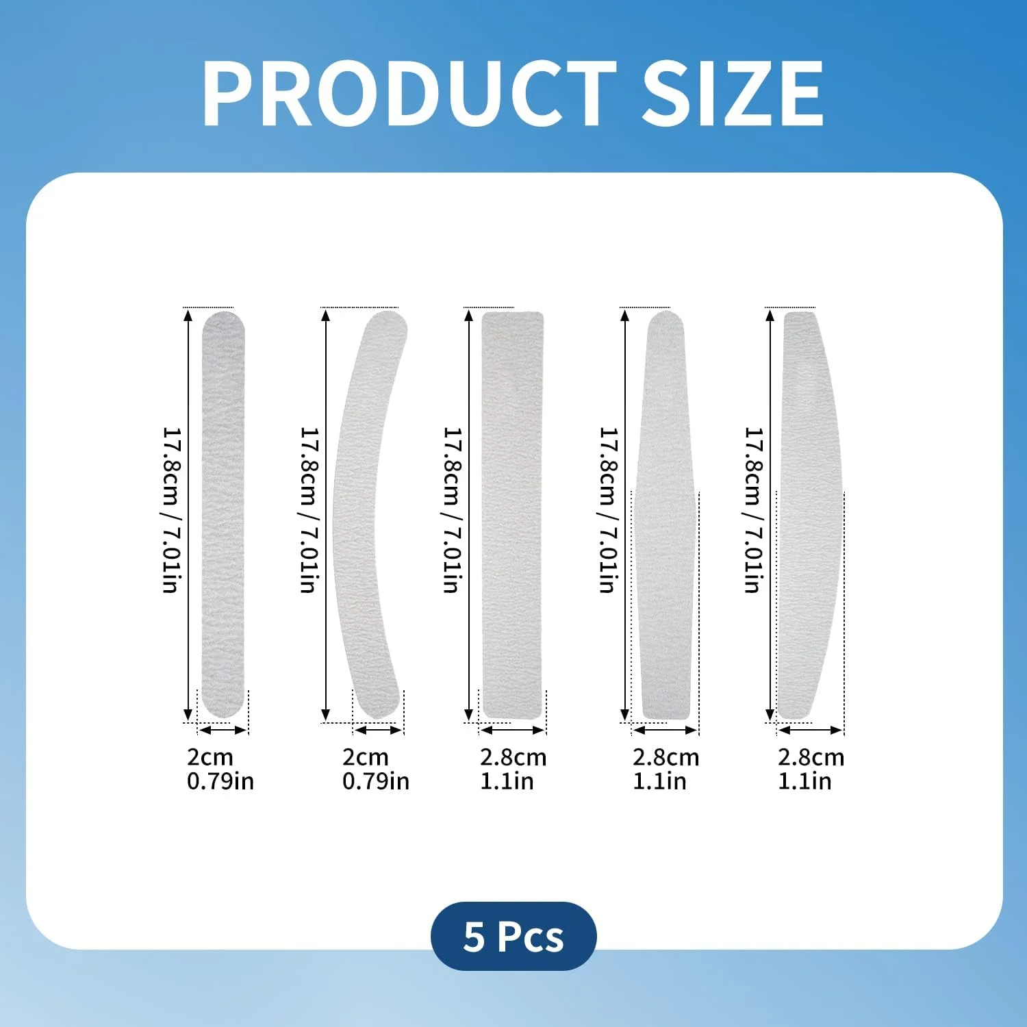 ست سوهان ناخن 10 عددی Verazquy - سوهان ناخن سمباده ای درجه زبری 100/180 - بلاک بافر - کیت ابزار ست مانیکور.