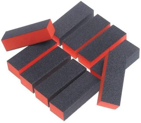 بافر پولیش ناخن Onwon مدل 4 طرفه، مجموعه 10 عددی، سوهان ناخن، مناسب پدیکور و مانیکور (مشکی قرمز) بافر پولیش ناخن Onwon مدل 4 طرفه، مجموعه 10 عددی، سوهان ناخن، مناسب پدیکور و مانیکور (مشکی قرمز)