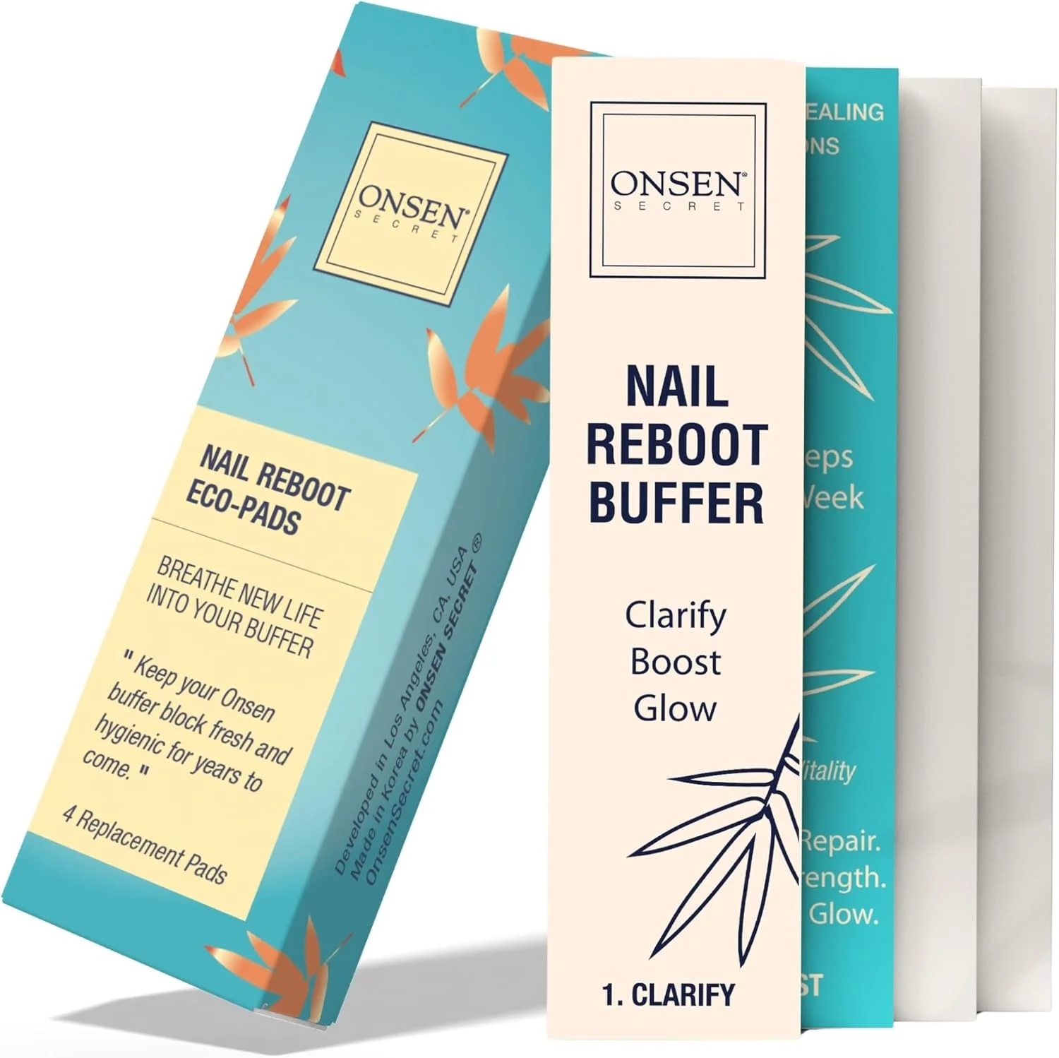 بافر ناخن حرفه ای Onsen Secret، بلوک بافر ناخن براق کننده نهایی با روش های بافر سه طرفه، بسته 1 عددی پدهای جایگزین بافر ناخن - ترکیبی سفید، خاکستری و سبز بافر ناخن حرفه ای Onsen Secret، بلوک بافر ناخن براق کننده نهایی با روش های بافر سه طرفه، بسته 1 عددی پدهای جایگزین بافر ناخن - ترکیبی سفید، خاکستری و سبز