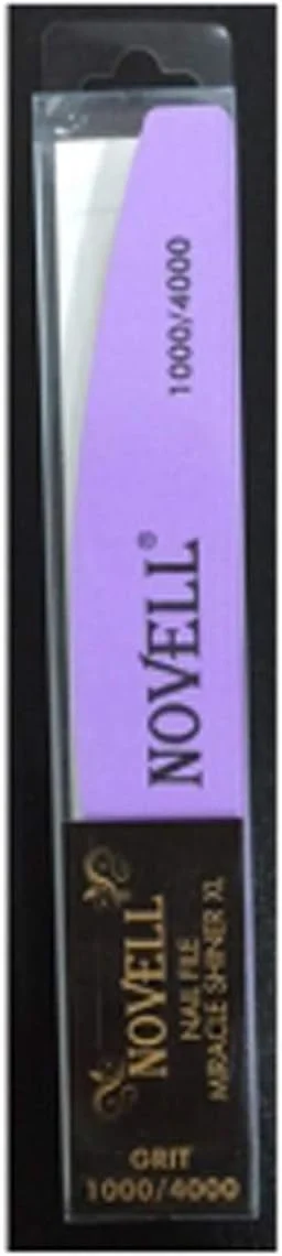 سوهان ناخن براق کننده معجزه آسای ناول | بنفش/سفید | بافر XL با درجه زبری 1000/4000 | درخشش فوق العاده | پرداخت شیشه ای | برای ناخن های طبیعی و مصنوعی | بافر ناخن با کیفیت حرفه ای سوهان ناخن براق کننده معجزه آسای ناول | بنفش/سفید | بافر XL با درجه زبری 1000/4000 | درخشش فوق العاده | پرداخت شیشه ای | برای ناخن های طبیعی و مصنوعی | بافر ناخن با کیفیت حرفه ای