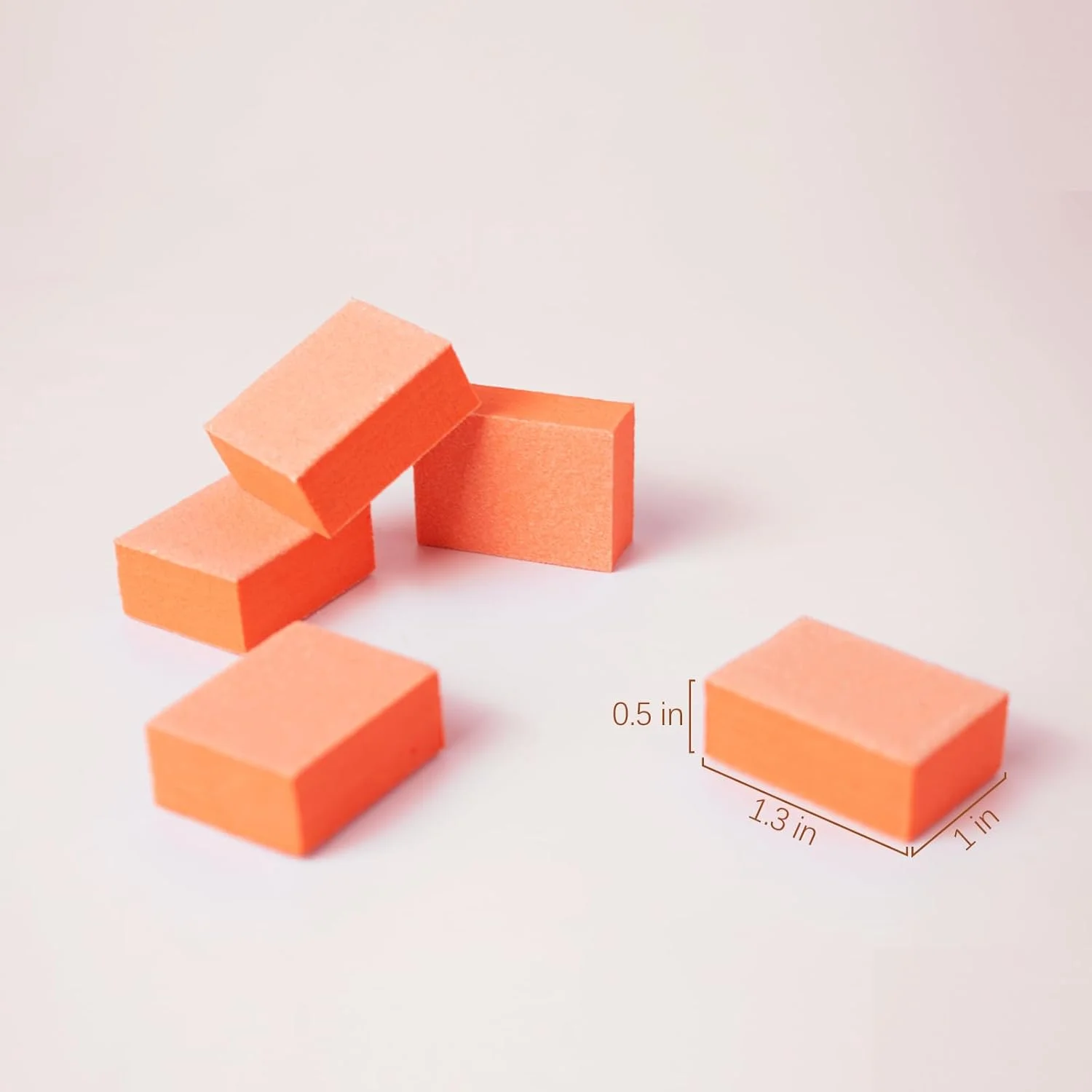 بافر ناخن مینی نووال - ۱۳۰ عدد، بلاک های بافرینگ گریت ۸۰/۱۰۰ برای ناخن های اکریلیک و طبیعی - بادوام، بافرهای یکبار مصرف برای استفاده حرفه ای و خانگی - ایده آل برای نیازهای عمده