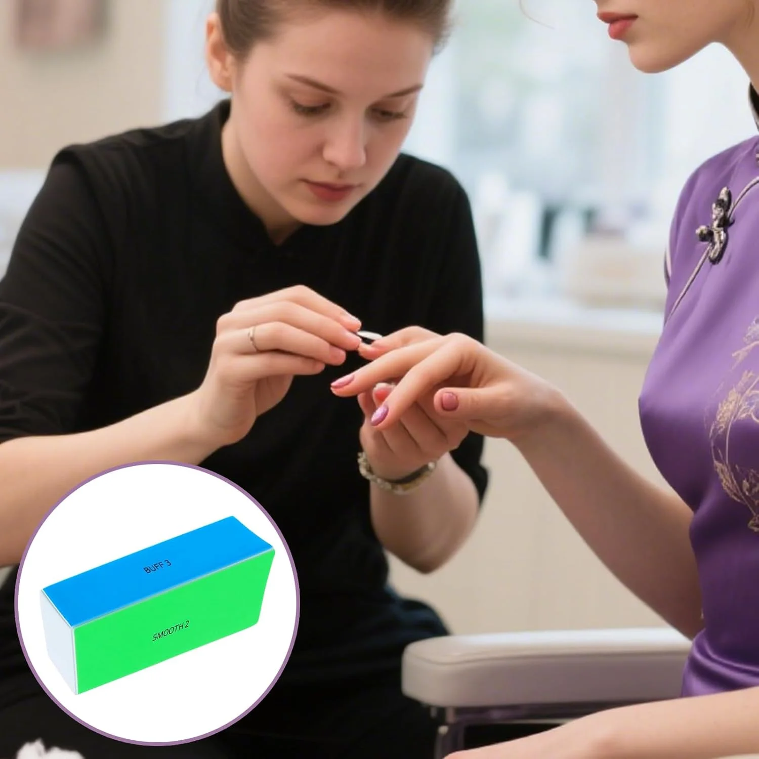 بسته 3 عددی بافر ناخن 4 طرفه برای ناخن های طبیعی و اکریلیک، سوهان و بافر ناخن بلوکی، پولیشر بلوک بافر صاف کننده، بافر سوهان ناخن برای براق کردن بسته 3 عددی بافر ناخن 4 طرفه برای ناخن های طبیعی و اکریلیک، سوهان و بافر ناخن بلوکی، پولیشر بلوک بافر صاف کننده، بافر سوهان ناخن برای براق کردن