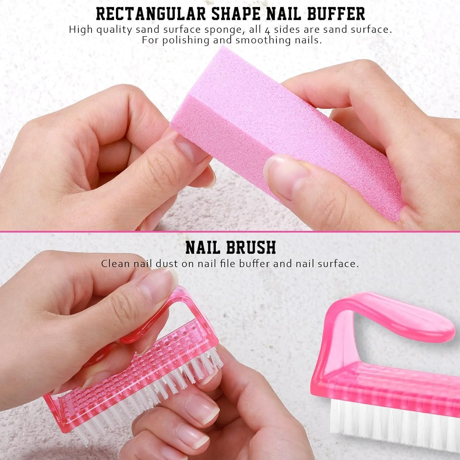 ست مراقبت از ناخن، شامل سوهان 100/180، بافر بلاک، نیپر، عقب زننده کوتیکول، لایه بردار، ناخن گیر، سوهان ناخن پا، برس، برای مانیکور و پدیکور ست مراقبت از ناخن، شامل سوهان 100/180، بافر بلاک، نیپر، عقب زننده کوتیکول، لایه بردار، ناخن گیر، سوهان ناخن پا، برس، برای مانیکور و پدیکور