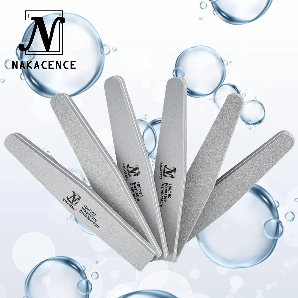 بافر ناخن NAKACENCE، بلاک های سوهان اسفنجی ناخن برای مراقبت از هنر ناخن، طراحی دو طرفه با دانه بندی 100/180، ابزار مانیکور حرفه ای، بسته 10 عددی، رنگ خاکستری بافر ناخن NAKACENCE، بلاک های سوهان اسفنجی ناخن برای مراقبت از هنر ناخن، طراحی دو طرفه با دانه بندی 100/180، ابزار مانیکور حرفه ای، بسته 10 عددی، رنگ خاکستری