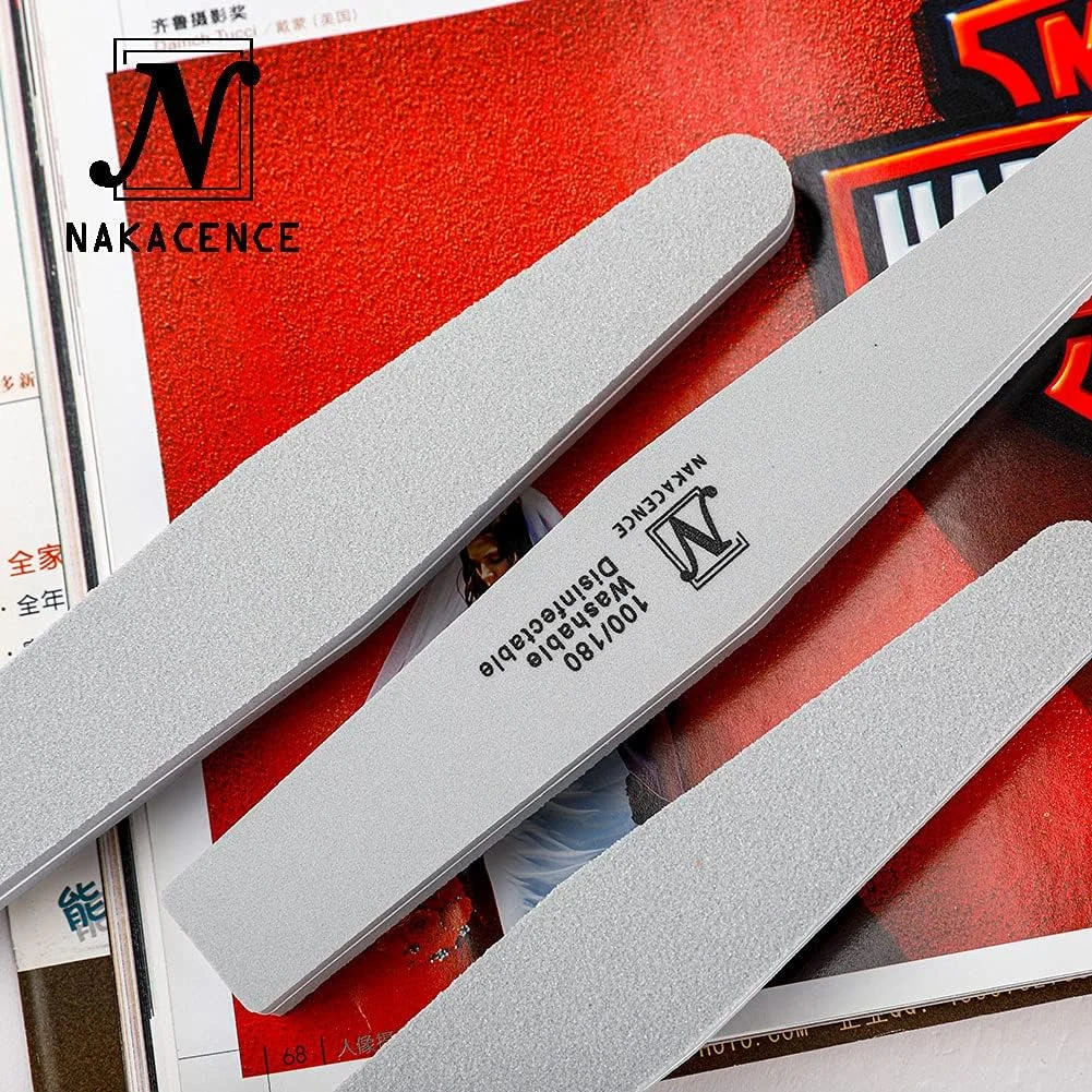 بافر ناخن NAKACENCE، بلاک های سوهان اسفنجی ناخن برای مراقبت از هنر ناخن، طراحی دو طرفه با دانه بندی 100/180، ابزار مانیکور حرفه ای، بسته 10 عددی، رنگ خاکستری بافر ناخن NAKACENCE، بلاک های سوهان اسفنجی ناخن برای مراقبت از هنر ناخن، طراحی دو طرفه با دانه بندی 100/180، ابزار مانیکور حرفه ای، بسته 10 عددی، رنگ خاکستری