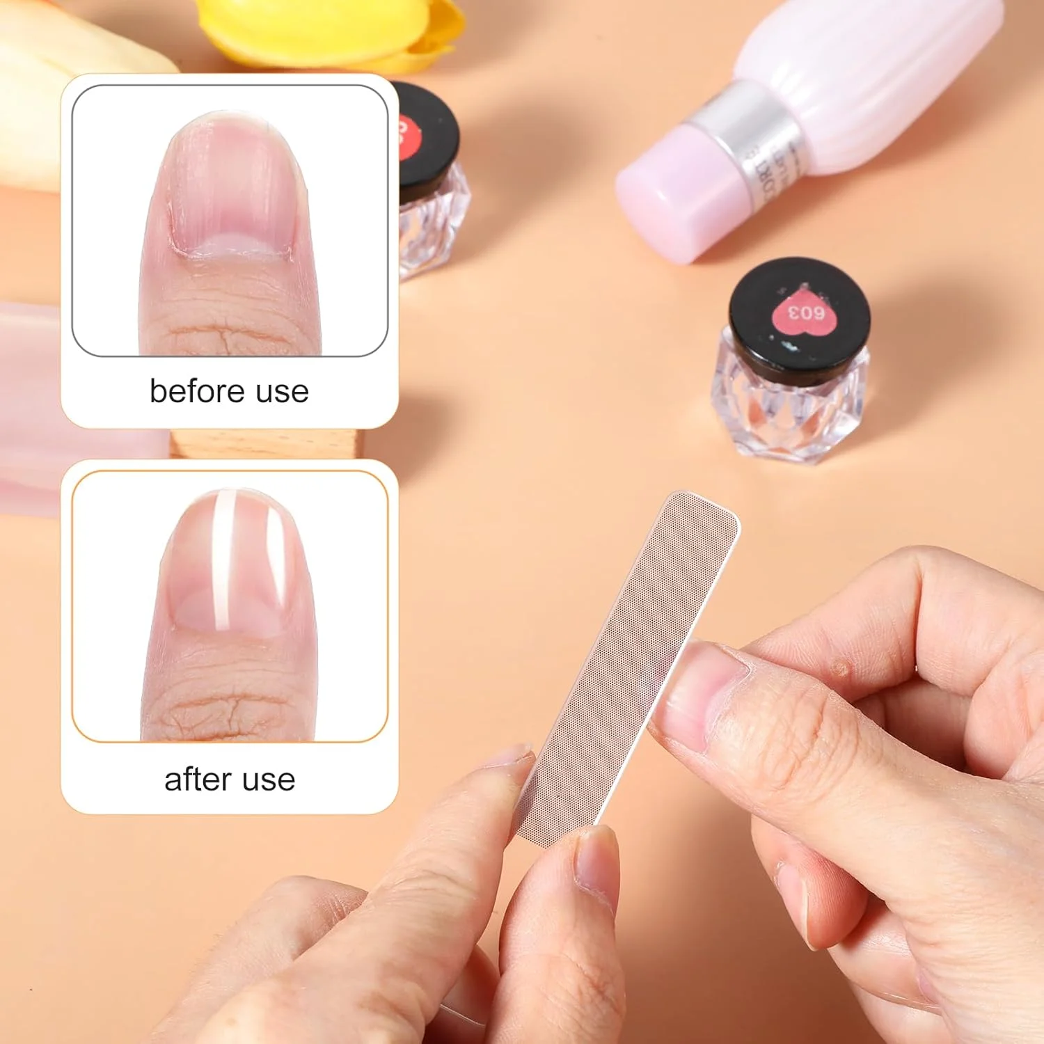 ست 16 عددی سوهان ناخن شیشه ای برای ناخن های طبیعی، سوهان ناخن کریستالی دو طرفه، مناسب برای شکل دادن، پولیش و براق کردن ناخن ها، برای زنان و بزرگسالان ست 16 عددی سوهان ناخن شیشه ای برای ناخن های طبیعی، سوهان ناخن کریستالی دو طرفه، مناسب برای شکل دادن، پولیش و براق کردن ناخن ها، برای زنان و بزرگسالان