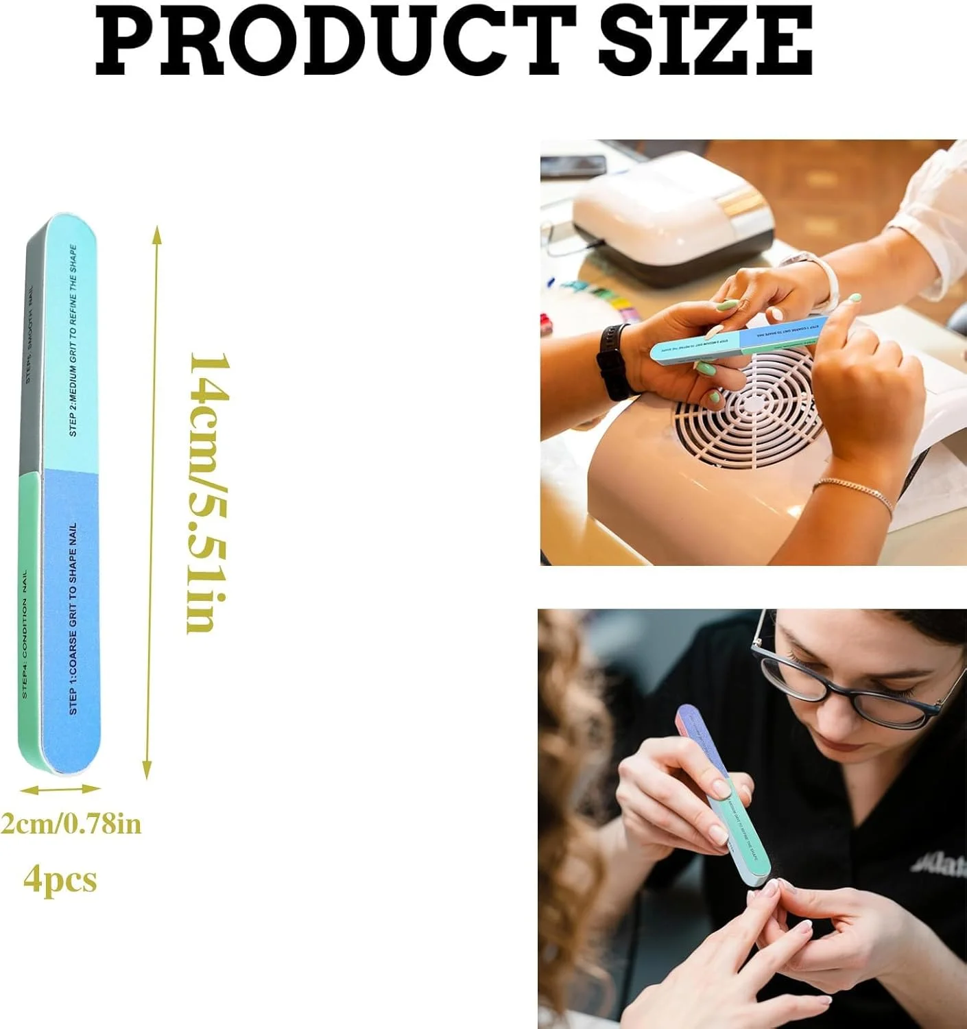 بافر ناخن، 4 عدد بلوک بافر ناخن، سوهان ناخن حرفه ای، برای از بین بردن ناخن های ژلی آکریلیک بلوک مانیکور، استفاده در سالن خانگی زنان، مستقیم، پولیش سنباده زنی پدیکور. بافر ناخن، 4 عدد بلوک بافر ناخن، سوهان ناخن حرفه ای، برای از بین بردن ناخن های ژلی آکریلیک بلوک مانیکور، استفاده در سالن خانگی زنان، مستقیم، پولیش سنباده زنی پدیکور.