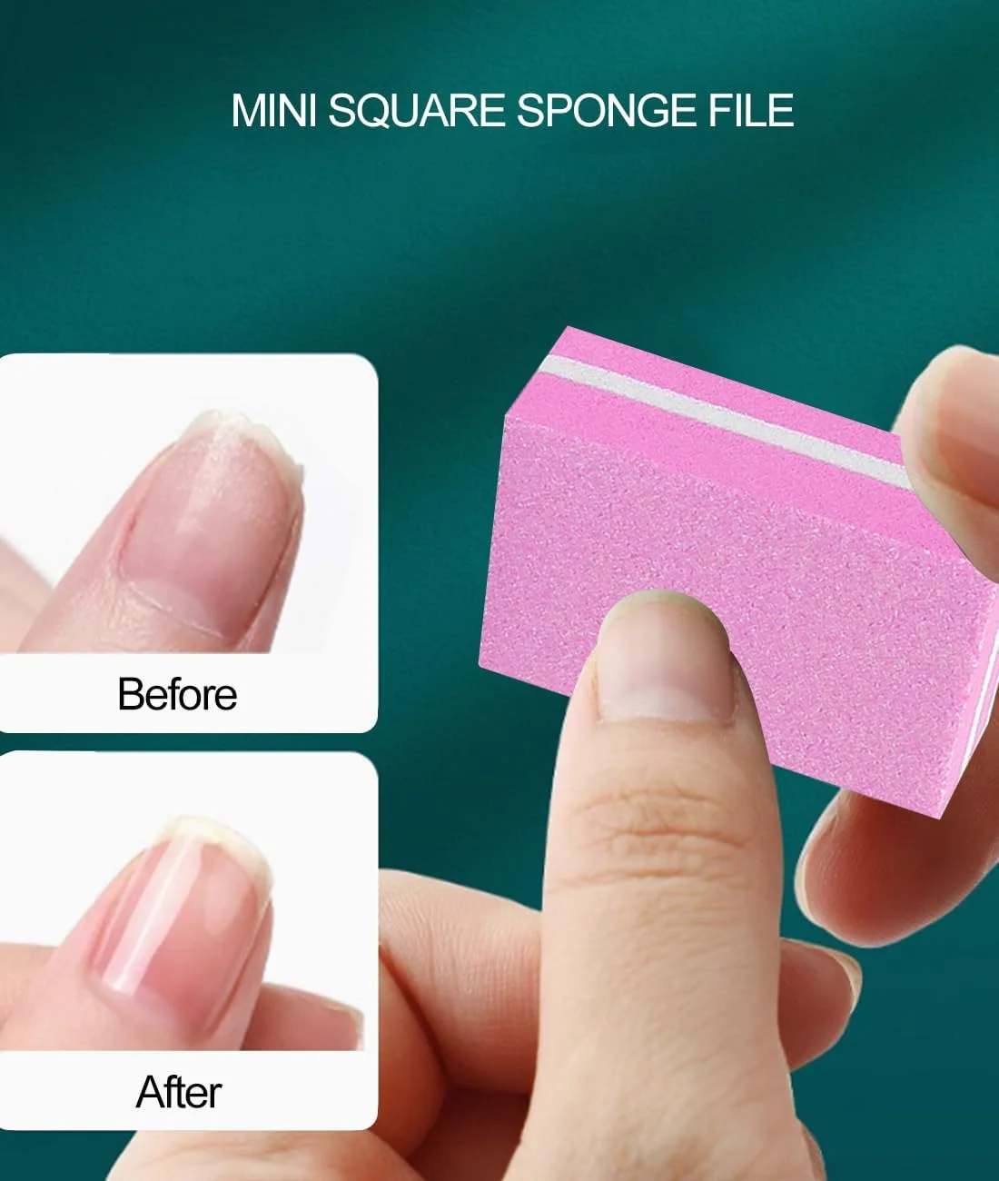 بافر ناخن، مینی بافر بلاک سوهان ناخن، بافر بلاک ناخن دانه بندی 100/180، 50 عدد بافر ناخن، مینی بافر بلاک سوهان ناخن، بافر بلاک ناخن دانه بندی 100/180، 50 عدد