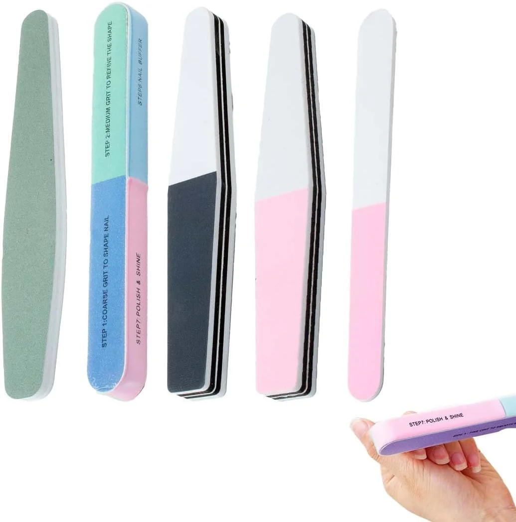 ست سوهان ناخن، سوهان ناخن و بافر ناخن چند بعدی، ابزار مانیکور با کاربری آسان برای حالت دادن (بسته 10 عددی) ست سوهان ناخن، سوهان ناخن و بافر ناخن چند بعدی، ابزار مانیکور با کاربری آسان برای حالت دادن (بسته 10 عددی)