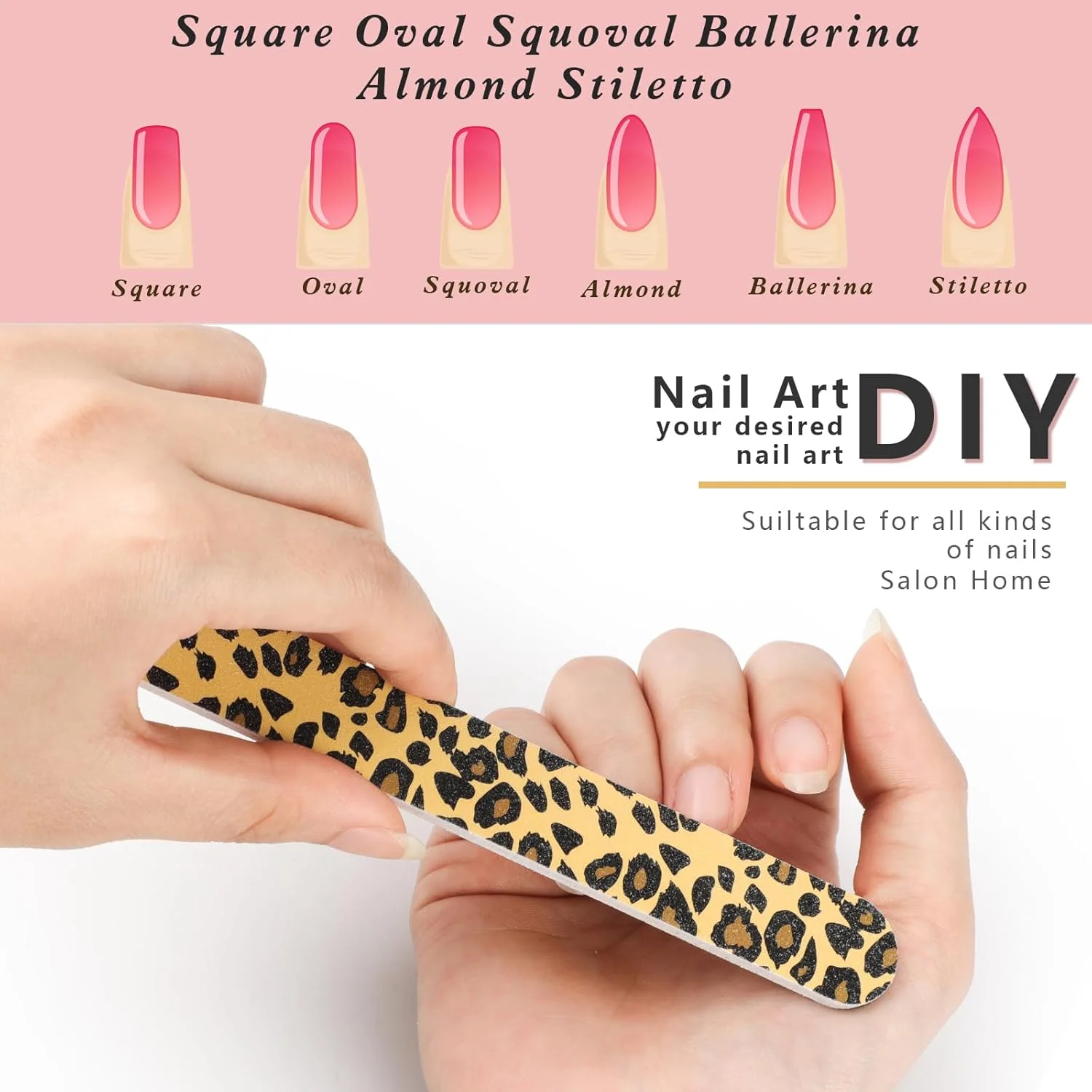 مجموعه 50 عددی سوهان ناخن MWOOT، طراحی ناخن، سوهان ناخن دو طرفه، تخته سنباده بافر حرفه ای مانیکور، طرح پلنگی مجموعه 50 عددی سوهان ناخن MWOOT، طراحی ناخن، سوهان ناخن دو طرفه، تخته سنباده بافر حرفه ای مانیکور، طرح پلنگی