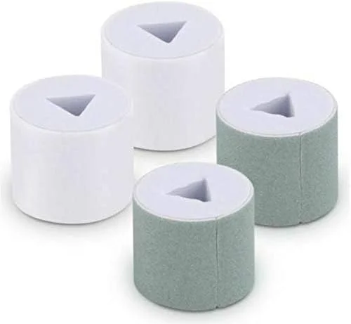 غلتک های پولیش ناخن برقی موفیرا، غلتک های یدکی، بسته 4 عددی غلتک های پولیش ناخن برقی موفیرا، غلتک های یدکی، بسته 4 عددی