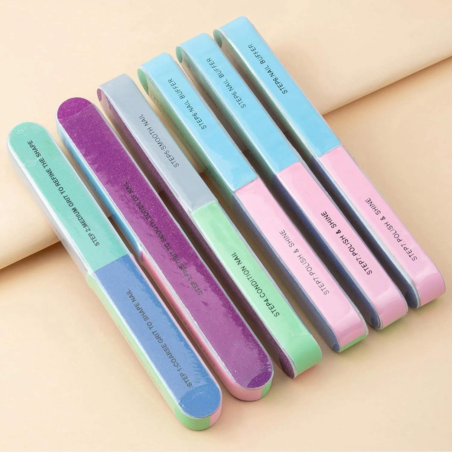 سوهان ناخن چند طرفه برای زنان و مردان، چوب بافر مانیکور حرفه ای برای شکل دادن، صاف کردن و صیقل دادن هنر و مراقبت از ناخن سوهان ناخن چند طرفه برای زنان و مردان، چوب بافر مانیکور حرفه ای برای شکل دادن، صاف کردن و صیقل دادن هنر و مراقبت از ناخن