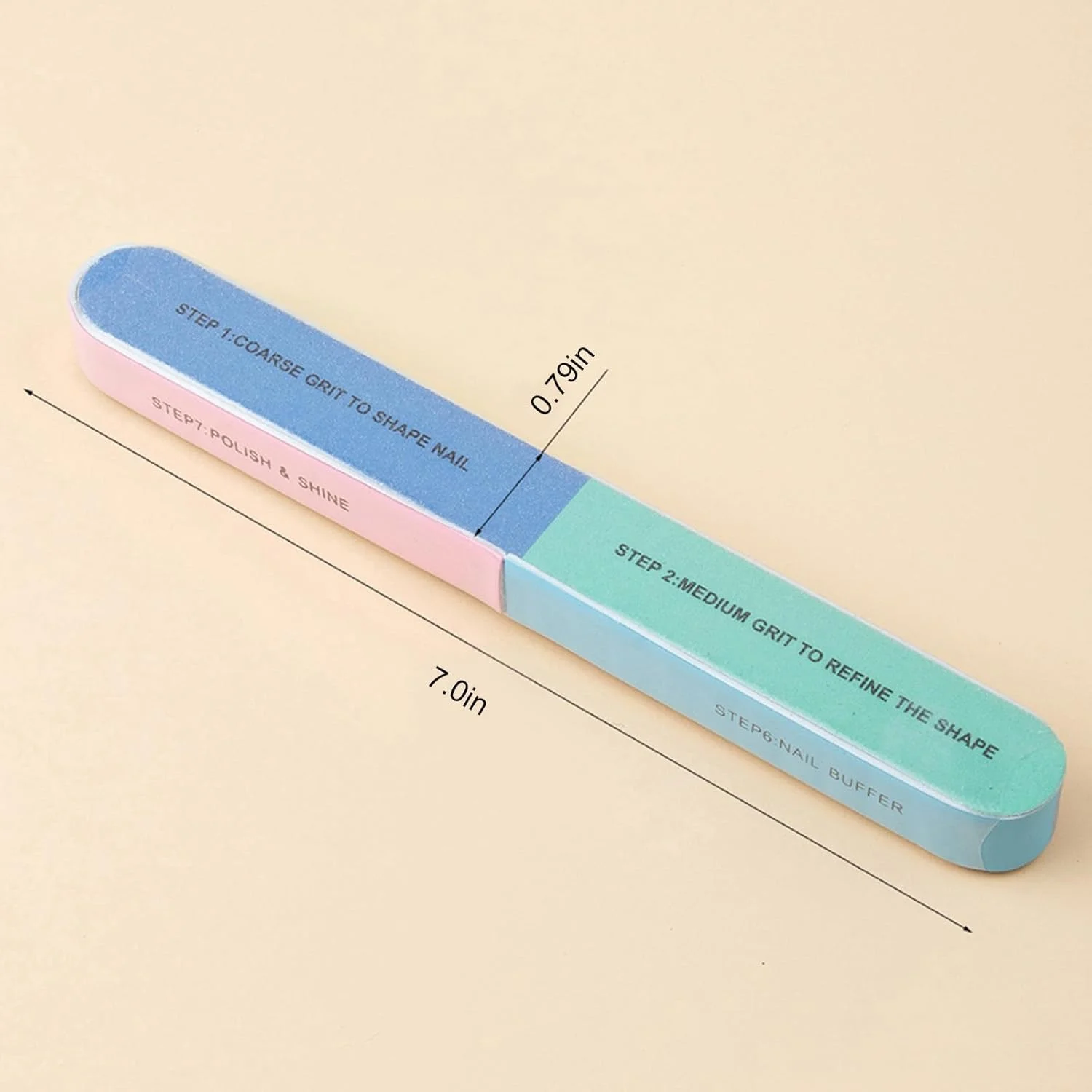 سوهان ناخن چند طرفه برای زنان و مردان، چوب بافر مانیکور حرفه ای برای شکل دادن، صاف کردن و صیقل دادن هنر و مراقبت از ناخن سوهان ناخن چند طرفه برای زنان و مردان، چوب بافر مانیکور حرفه ای برای شکل دادن، صاف کردن و صیقل دادن هنر و مراقبت از ناخن