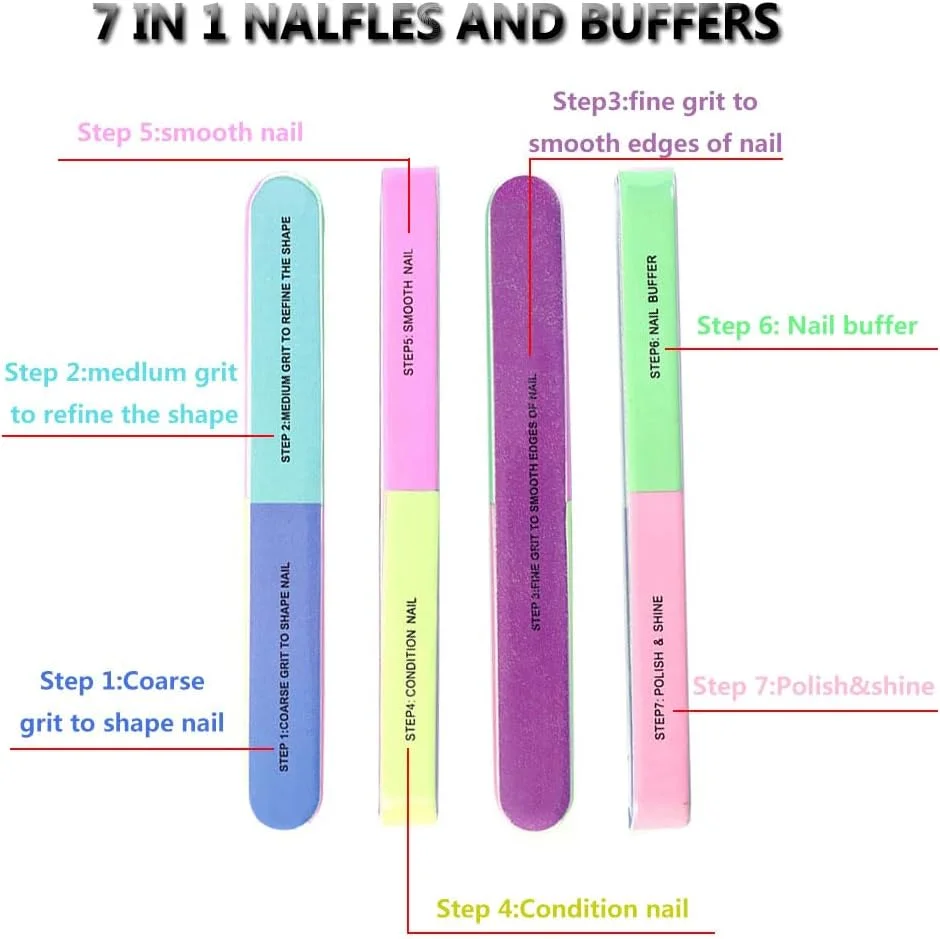 سوهان ناخن و بافر بلاک ابزار مراقبت از ناخن، همه کاره برای شکل دادن و پولیش، استفاده آسان بسته 2 عددی سوهان ناخن و بافر بلاک ابزار مراقبت از ناخن، همه کاره برای شکل دادن و پولیش، استفاده آسان بسته 2 عددی