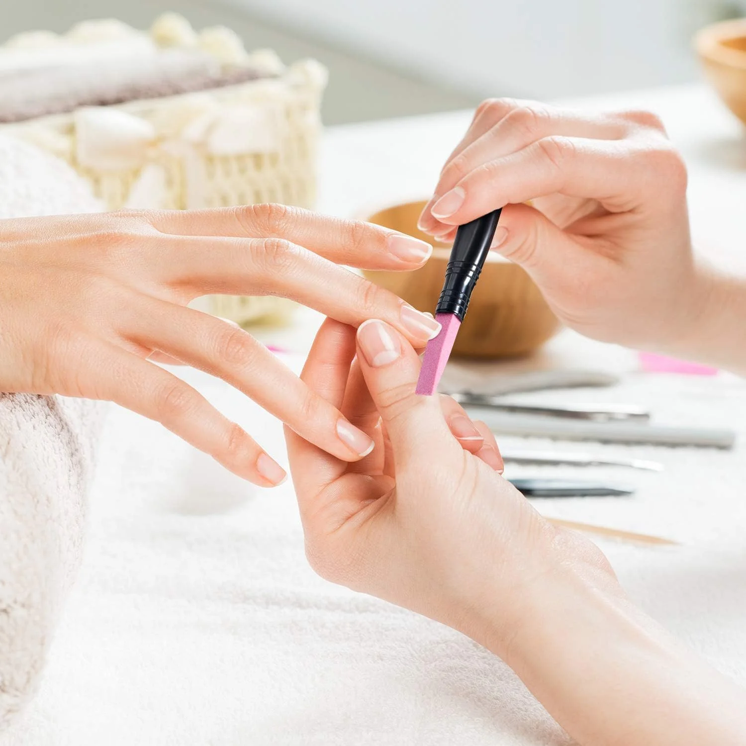 مادر، 5 عدد سنگ پا سوهان ناخن، قلم پولیش ناخن دو سر، چوب، از بین برنده کوتیکول، بافر اصلاح کننده، قلم پدیکور، ابزار مراقبت از هنر ناخن برای ترمیم پوست مرده در سالن زیبایی خانگی مادر، 5 عدد سنگ پا سوهان ناخن، قلم پولیش ناخن دو سر، چوب، از بین برنده کوتیکول، بافر اصلاح کننده، قلم پدیکور، ابزار مراقبت از هنر ناخن برای ترمیم پوست مرده در سالن زیبایی خانگی