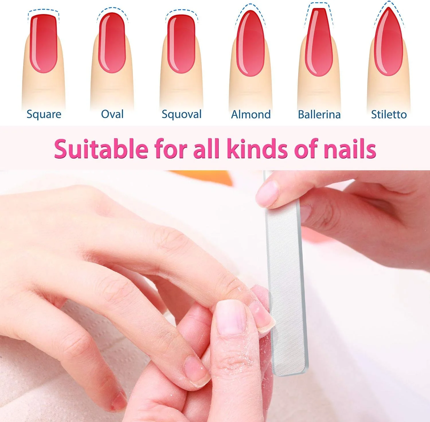 مادر، 8 عدد سوهان نانو شاینر، سوهان ناخن شیشه ای طبیعی، بافر و پولیشر ناخن کریستالی به همراه کیف برای ناخن های طبیعی مادر، 8 عدد سوهان نانو شاینر، سوهان ناخن شیشه ای طبیعی، بافر و پولیشر ناخن کریستالی به همراه کیف برای ناخن های طبیعی