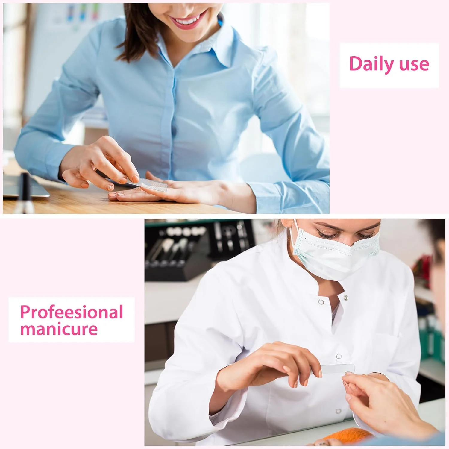 مادر، ۴ عدد سوهان ناخن شیشه ای، براق کننده ناخن کریستالی، بافر پولیشر، سوهان ناخن نانو شیشه ای کریستالی به همراه کیف برای ناخن های طبیعی (سفید و مشکی، سر صاف) مادر، ۴ عدد سوهان ناخن شیشه ای، براق کننده ناخن کریستالی، بافر پولیشر، سوهان ناخن نانو شیشه ای کریستالی به همراه کیف برای ناخن های طبیعی (سفید و مشکی، سر صاف)