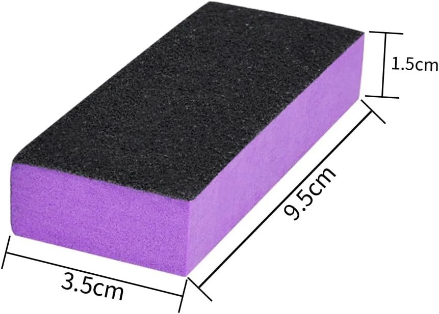 بلاک بافر LNAUJS، بسته 2 عددی، کیت ابزار مانیکور حرفه ای، گریت 100/180، سوهان پدیکور ناخن مشکی و سوهان پولیش و سمباده بلاک بافر LNAUJS، بسته 2 عددی، کیت ابزار مانیکور حرفه ای، گریت 100/180، سوهان پدیکور ناخن مشکی و سوهان پولیش و سمباده