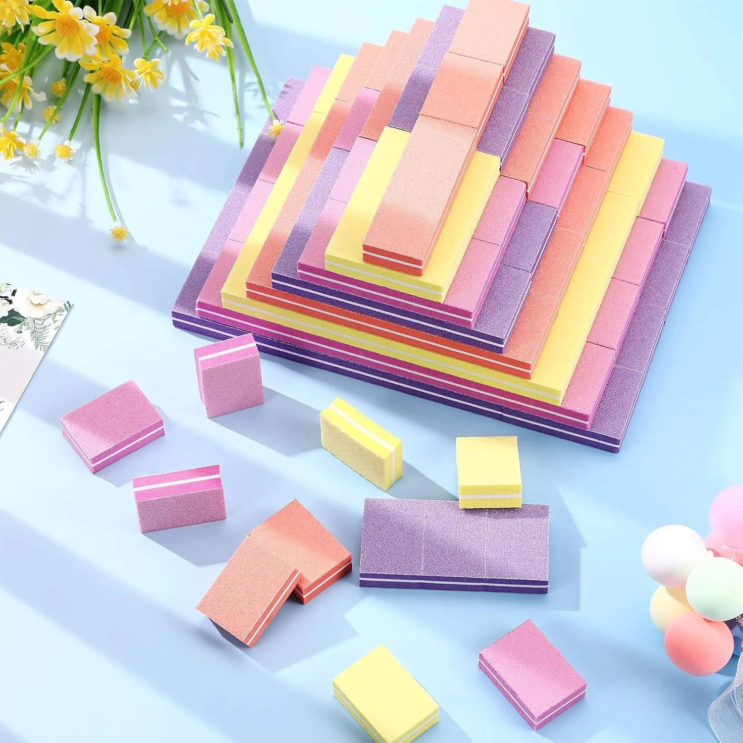 لریتون 200 عدد مینی بافر ناخن، بلوک های اسفنجی دو طرفه، ابزار مانیکور، سوهان ناخن مناسب برای ناخن های اکریلیک و ناخن های طبیعی (100/180، 80/100، 180/240، 60/100، چند رنگ) لریتون 200 عدد مینی بافر ناخن، بلوک های اسفنجی دو طرفه، ابزار مانیکور، سوهان ناخن مناسب برای ناخن های اکریلیک و ناخن های طبیعی (100/180، 80/100، 180/240، 60/100، چند رنگ)