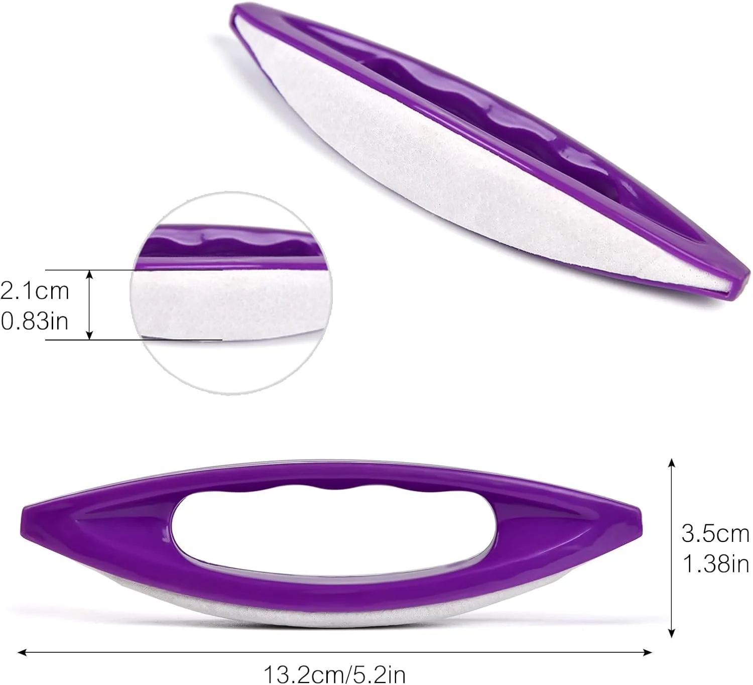 KAZIPOP برس پولیش ناخن چرمی از جنس چرم گوسفند، ست ابزار هنری سوهان ناخن و بافر ناخن پوست گوسفندی برای مانیکور و پدیکور، 2 عدد KAZIPOP برس پولیش ناخن چرمی از جنس چرم گوسفند، ست ابزار هنری سوهان ناخن و بافر ناخن پوست گوسفندی برای مانیکور و پدیکور، 2 عدد