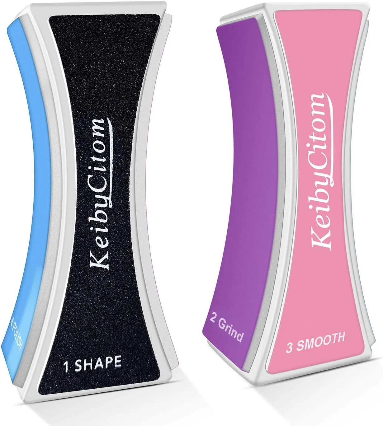 سوهان و بافر ناخن Keiby Citom - بلوک بافر ناخن حرفه ای برای شکل دادن و پولیش، پولیش ناخن طبیعی جدید با 4 طرف برای طراحی ناخن مناسب برای استفاده در سالن های خانگی (2 عدد) سوهان و بافر ناخن Keiby Citom - بلوک بافر ناخن حرفه ای برای شکل دادن و پولیش، پولیش ناخن طبیعی جدید با 4 طرف برای طراحی ناخن مناسب برای استفاده در سالن های خانگی (2 عدد)