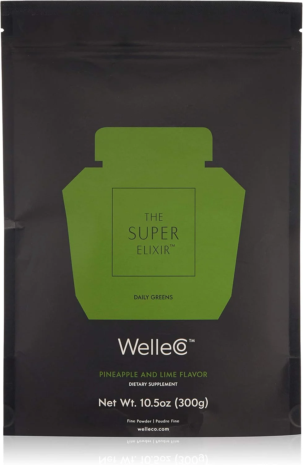 پودر مکمل غذایی ولکو سوپر الکسیر، آناناس و لیمو، 300 گرم