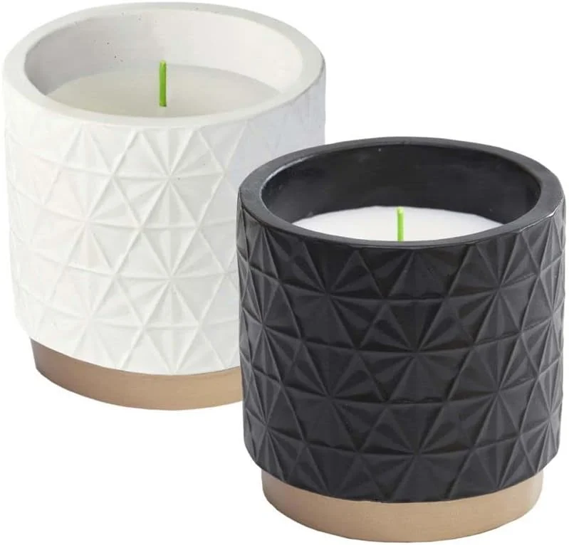 واکس ورک شمع سیترونلا مقاوم در برابر باد دافع طبیعی پشه گلدانی منشوری تا 14 ساعت زمان سوختن