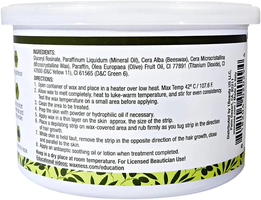 وکس موهای زائد Waxness با روغن زیتون کرمی 400 گرم