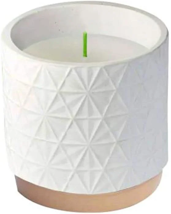 واکس ورک شمع سیترونلا مقاوم در برابر باد دافع طبیعی پشه گلدانی منشوری تا 14 ساعت زمان سوختن