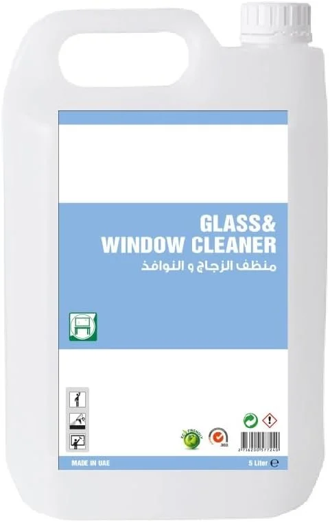 مایع شیشه پاک کن Vsell24 حجم 5 لیتر مناسب برای میز، آینه، پنجره های شیشه ای، یخچال، کابینت آشپزخانه، مبلمان و شیشه های خودرو