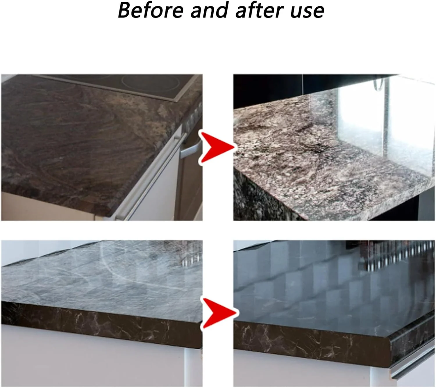 ماده براق کننده سنگ VIED، ماده آبکاری کریستال سنگ، پاک کننده لکه سنگ، پاک کننده لکه مرمر (1)