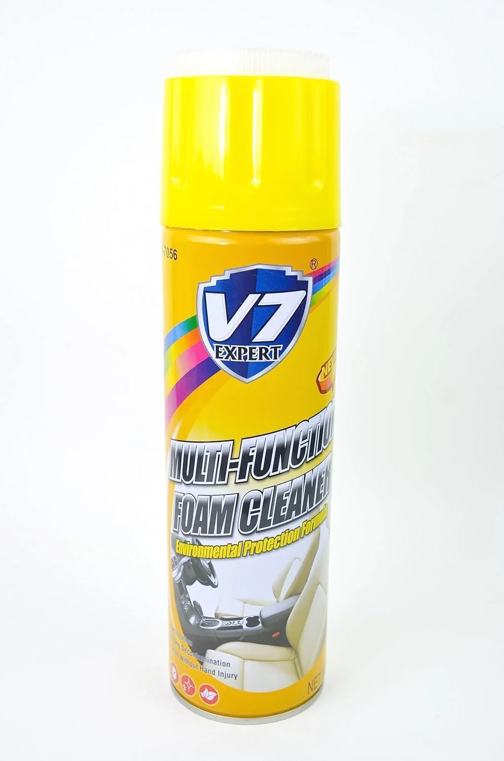 اسپری فوم پاک کننده چند منظوره VersaMarts V7، فوم پاک کننده قوی لکه بر، پاک کننده های خانگی همه منظوره برای خودرو، خانه و آشپزخانه - 650 میلی لیتر