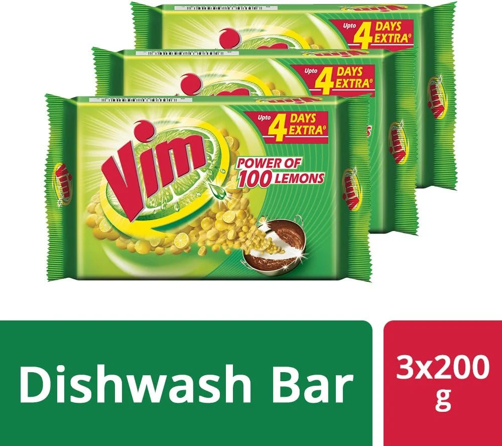 مایع ظرفشویی جامد ویم - 200 گرمی (بسته 3 عددی)
