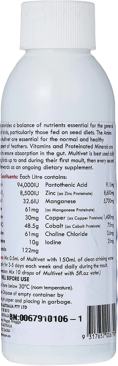 مایع مولتی ویت وتفارم 100 میلی لیتر
