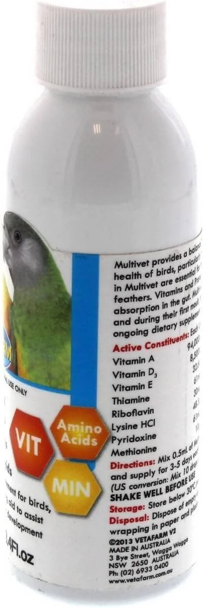 مایع مولتی ویت وتفارم 100 میلی لیتر