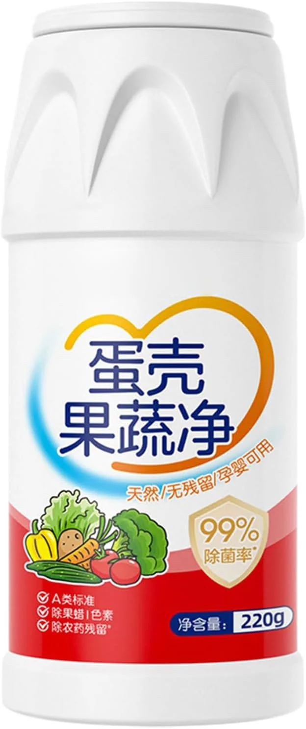 مایع شستشوی میوه و سبزیجات، پاک کننده گیاهی، 220 گرم مایع شستشوی چند منظوره طبیعی میوه و سبزیجات برای از بین بردن موم و آلودگی برای پخت و پز در منزل و کمپینگ