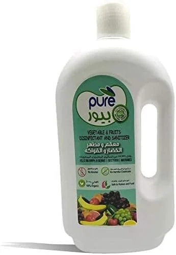 محلول ضد عفونی کننده و پاک کننده میوه و سبزیجات 2 لیتری