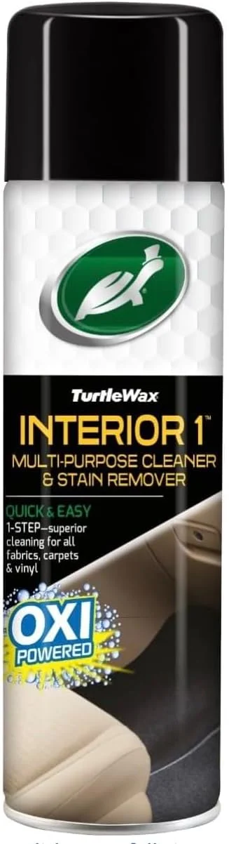 تمیز کننده چند منظوره و لکه بر داخل خودرو Turtle Wax مدل Interior 1 حجم 500 میلی لیتر