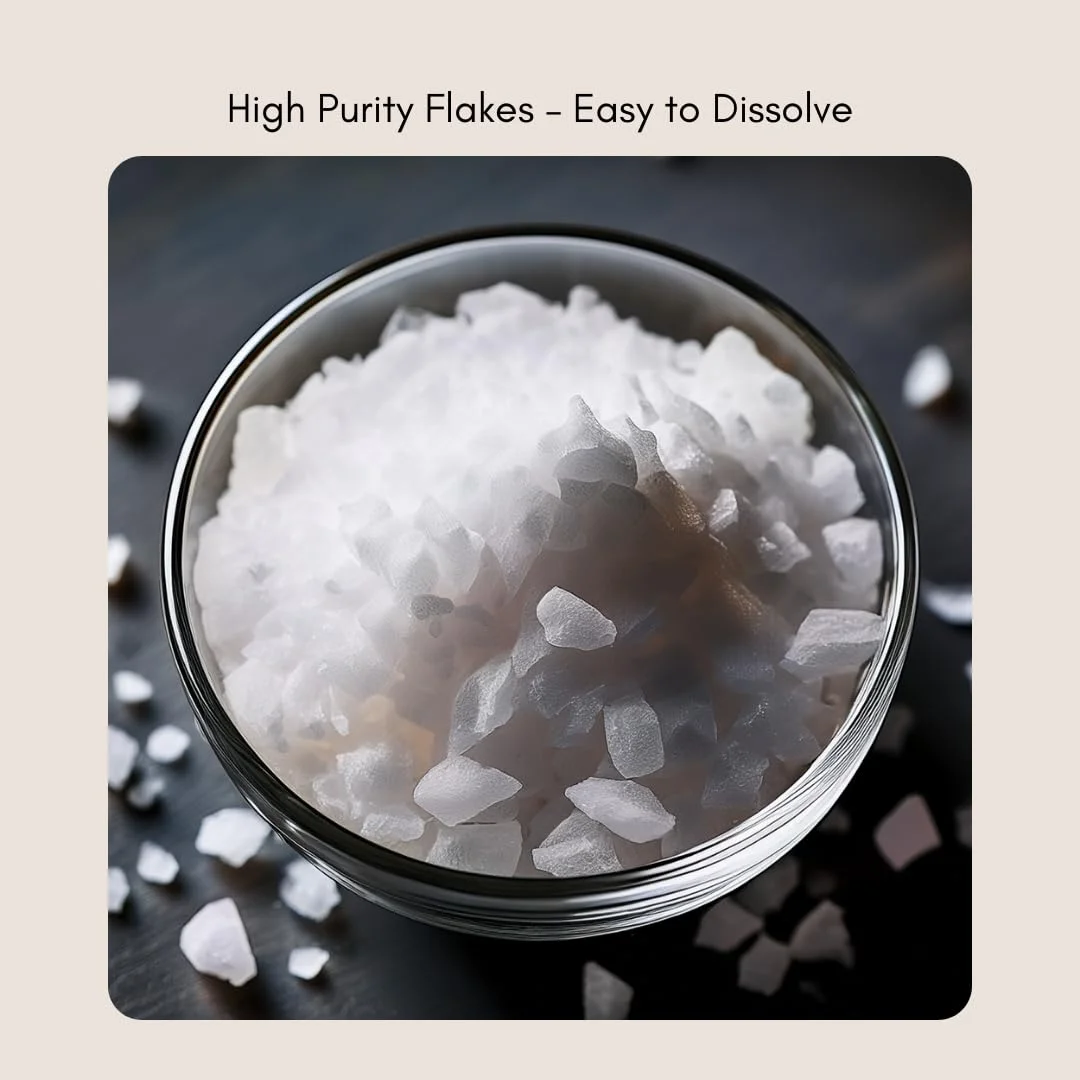 پرک سود سوزآور خالص Trioxi / هیدروکسید سدیم (NaOH) ماده تمیز کننده چند منظوره | مواد آرایشی صابون، ماده سازنده مواد شوینده خانگی 1 کیلوگرم