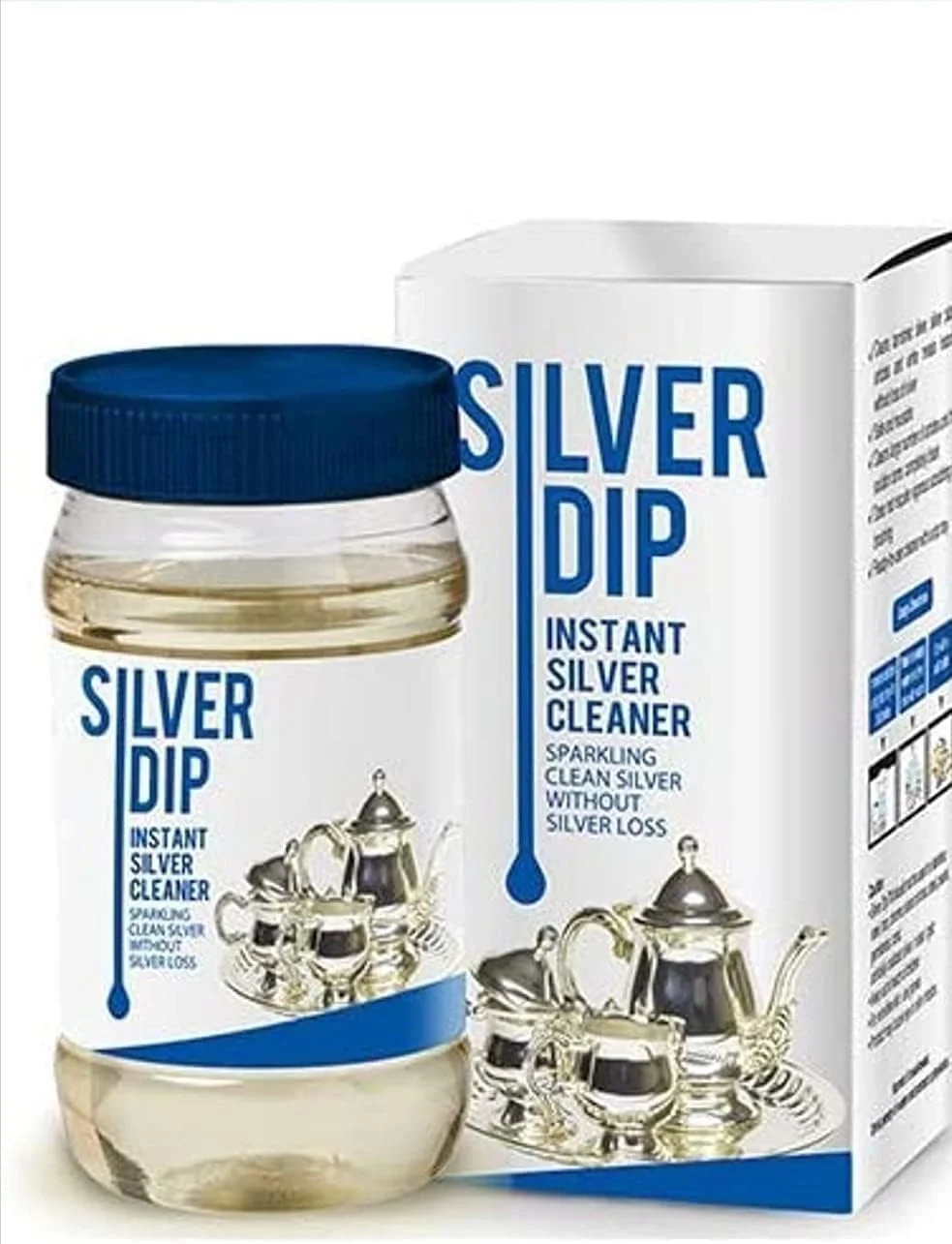 مایع تمیز کننده فوری نقره TKG مناسب برای استفاده در خانه و آشپزخانه، تمیز کننده نقره، تمیز کننده ظروف نقره (پولیش نقره) (HC26) - 300 میلی لیتر