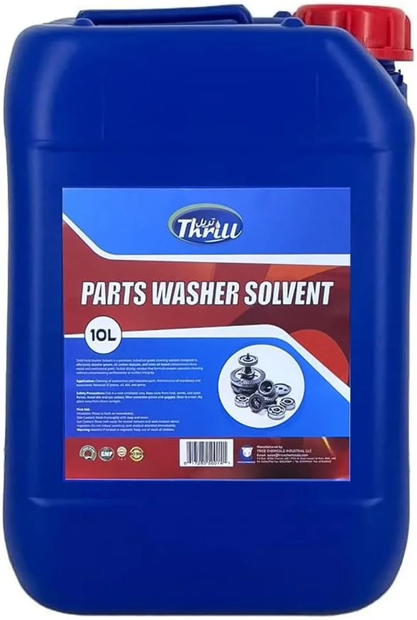 حلال شستشوی قطعات Thrill، قوطی 10 لیتری - چربی زدای صنعتی برای تمیزکاری دقیق