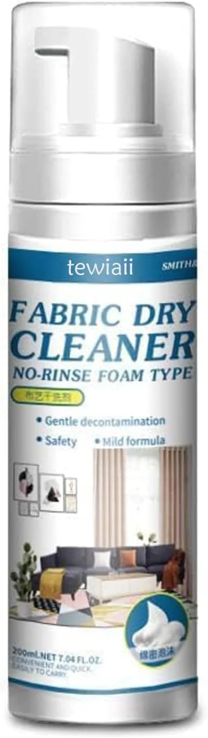 فوم پاک کننده مبل پارچه ای tewiaii: پاک کننده خشک لکه چند منظوره - اسپری چند سطحی برای مبل، تشک - تمیز کردن بدون شستشو، حذف فوری لکه، رایحه تازه - ایده آل برای مستاجران و خانه