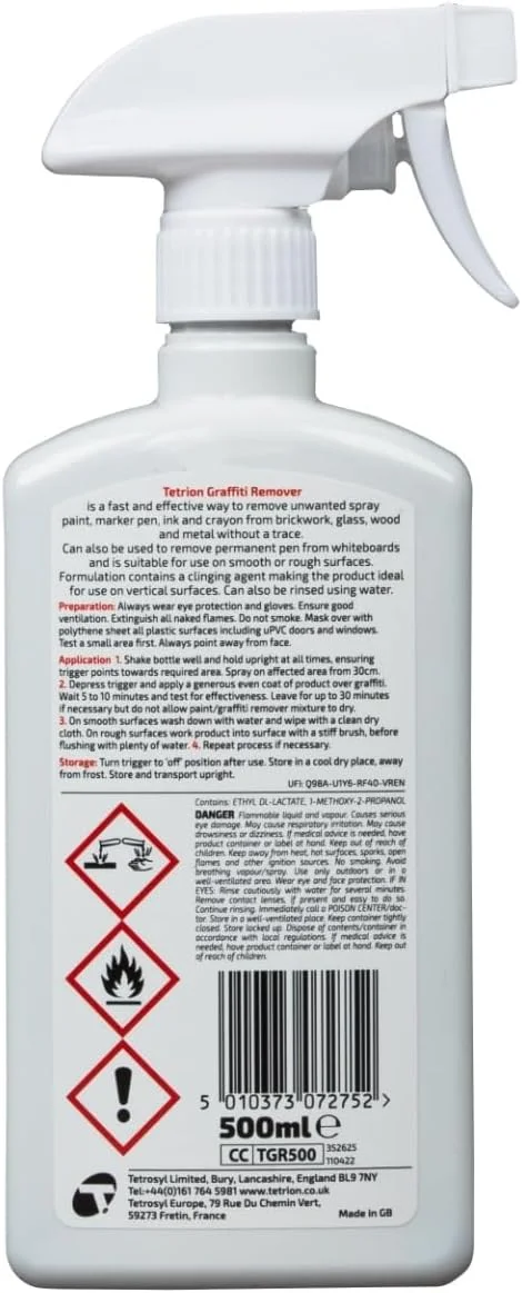 اسپری پاک کننده گرافیتی تتریون 500 میلی لیتر