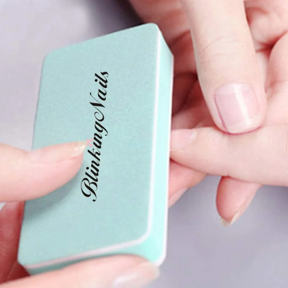 بافر ناخن BlinkingNails با دو طرفه، بلوک پولیش ناخن حرفه ای 1000/4000 گریت، ابزار مانیکور و طراحی ناخن برای ناخن های طبیعی، بسته 12 عددی بافر ناخن BlinkingNails با دو طرفه، بلوک پولیش ناخن حرفه ای 1000/4000 گریت، ابزار مانیکور و طراحی ناخن برای ناخن های طبیعی، بسته 12 عددی