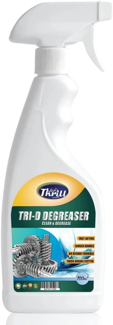 اسپری چربی زدای صنعتی قوی تریل Tri D-Grease با حجم 700 میلی لیتر - پاک کننده قدرتمند برای چربی های سخت
